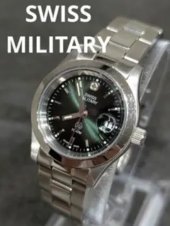 ⚠専用です　SWISS MILITARY スイスミリタリー　シルバー×グリーン