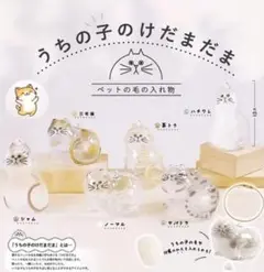 うちの子のけだまだま風　全6種セット　ガチャ　ねこ　ネコ　猫　毛玉　キーホルダー
