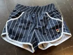 FILA ネイビー ストライプ ショートパンツ　Sサイズ