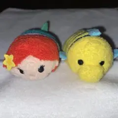 ディズニー ツムツム ぬいぐるみ アリエル フランダー セット