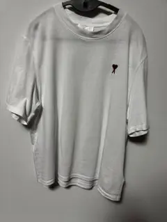 AMI Tシャツ　アミパリ　白　M