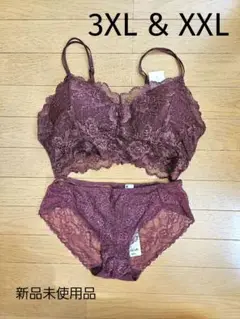 GU×蜷川実花コラボ 新品☆花柄 ブラジャーショーツセット XL