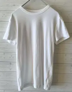 ユニクロ UNIQLO ホワイト ソフトリブクルーネックT M