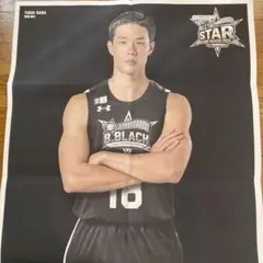 馬場雄大選手B.BLACK ポスター 18番