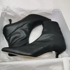 ペリーコサニー SARRIA アンクルブーツ 未使用 レザー 黒 38