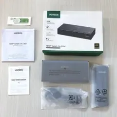 UGREEN HDMI切り替え器 3入力1出力 4K@60Hz リモコン付き