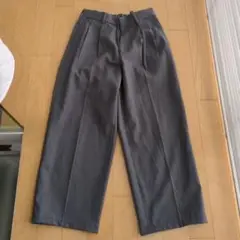 GU ジーユー スーパー バギー スラックス グレー サイズ S