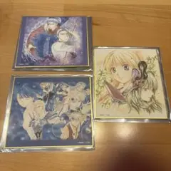 ふしぎ遊戯　原画展　ミニ色紙　三枚セット