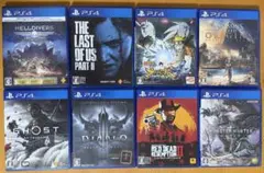 PS4ゲーム8本セット 人気タイトル