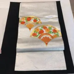 920 名古屋帯 花刺繍