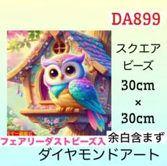 DA899☆ダイヤモンドアートキット☆レインボウオウル