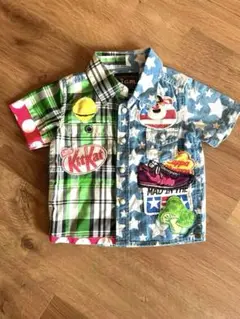 JAM 半袖シャツ キットカット　チュッパチャプス　ワッペン　90cm
