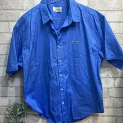 The Fox Collection 半袖シャツ 青