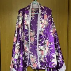 和ロリ コスプレ 紫 ドレス