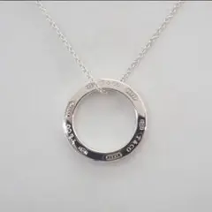 TIFFANYu0026Co. 極美品 S 1837 サークル ネックレス