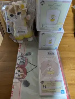 一番くじモフサンド　Ｃ賞ぬいぐるみマスコット他５点セット