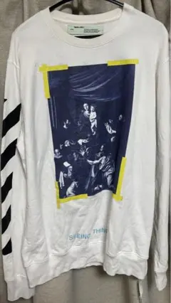 OFF-WHITE MAIN LABEL トレーナー
