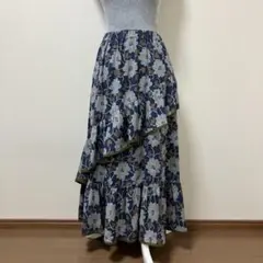 チチカカ　ロングスカート 大人　可愛い　花柄　花　ナチュラル　素敵