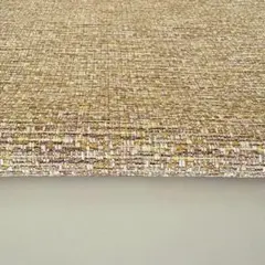 生地 ベージュ ツイード風織り柄 152×155