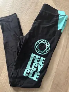 FEEL CYCLE ロゴ入りレギンス XS
