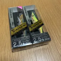 【新品未使用】ワイルドチェイス2.5号　ゴーストフォール　2個セット　B