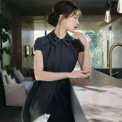 laubeblanc Embroidery collar Dress M