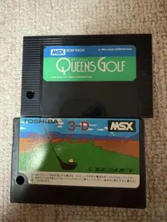 MSX QUEENS GOLF & 3-Dゴルフシミュレーションセット
