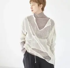 Todayful Patchwork Mesh Tops