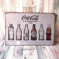 ブリキ看板☆ コーラ トレロ風 COLA 瓶 381