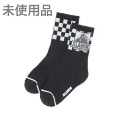 【未使用】XLARGE KIDS OGゴリラチェッカークルーソックス