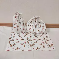 お弁当袋　コップ袋　ランチマット　セット　野球