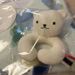 【新品未使用】くま　がらがら　ガラガラ　Haruulala オーガニックコットン