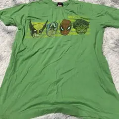 MARVEL マーベルキャラクター Tシャツ グリーン
