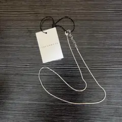 THE SHOP TK ネックレス スネークチェーン 真ちゅう シルバーカラー