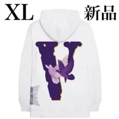 【赤字サービス】ヴィーロン パーカー フード 付き トレーナー(XL)ホワイト