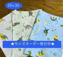 ★人気商品　恐竜　オーダー用★25×35 ランチマット　給食ナフキン　男の子