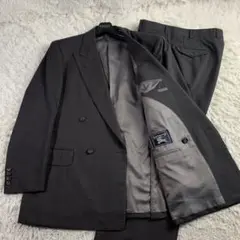 【極美品】Burberry's ダブルスーツセットアップ ビンテージ Lサイズ
