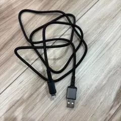 充電ケーブル 約1m ブラック iPhone