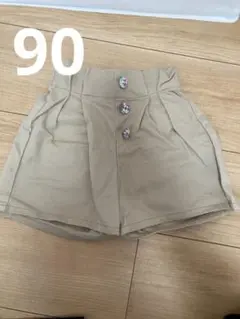 女の子　ハーフズボン　90