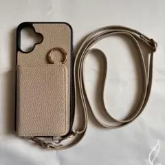 iPhone16plus スマホカバー　ミラー付