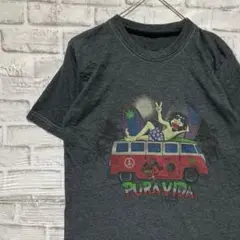 USA製90sヴィンテージTシャツ！シングルステッチ　グレー半袖古着　M27