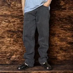 00s POLO JEANS ポロラルフローレン ワイドデニムパンツ ブラック