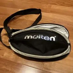 美品！記名あり。molten ボールバッグ ブラック/グレー