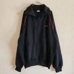 【adidas】（L）ロゴ刺繍入りフルジップアップトップス/ジャージ/アウトドア