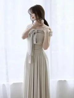 andmary Orga offshoulder dress アンドマリー