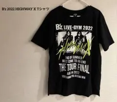 【B'z】 2022 HIGHWAY X Tシャツ　ブラック　M