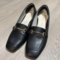 Oriental TRaffic メタリックライン ヒールローファー パンプス