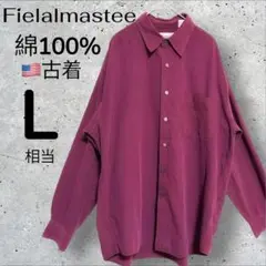 【一点物ヴィンテージ】Fielalmastee 綿100% 紫　L アメリカ古着
