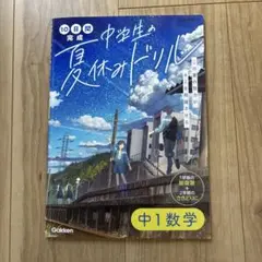 中1数学　中学生の夏休みドリル