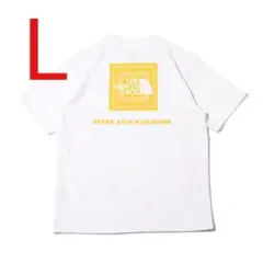 ノースフェイス バンダナスクエアロゴティー ホワイト L 新品未使用